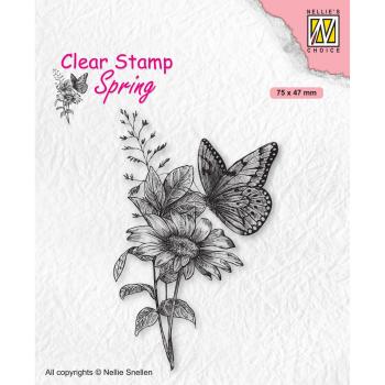 Nellie Snellen - Stempel "Butterfly" Clear Stamps Spring