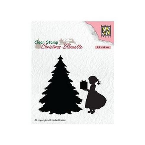 Nellie Snellen - Stempel "Thank You Santa!!" Clear Stamps Christmas Silhouette