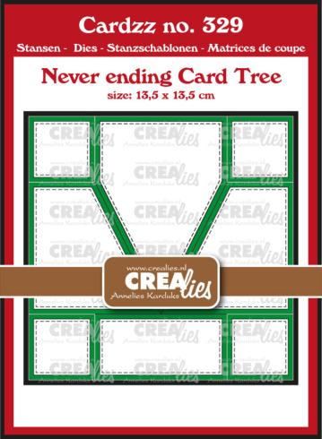 Crealies - Stanzschablone "No. 329 Never Ending Card Tree" Cardzz Dies