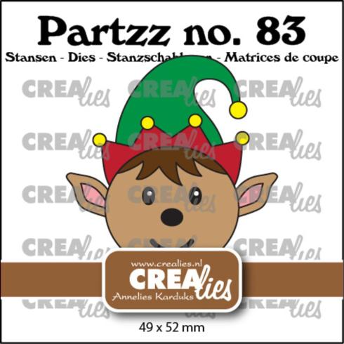 Crealies - Stanzschablone "No. 83 Christmas Elf" Partzz Dies