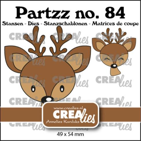 Crealies - Stanzschablone "No. 84 Deer" Partzz Dies