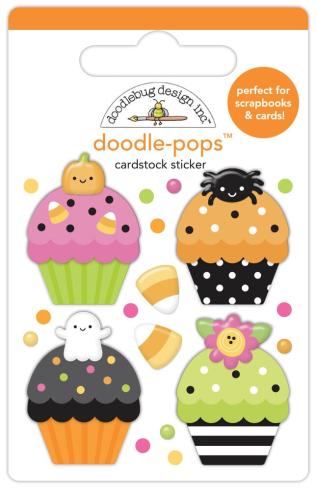 Doodlebug Design - Sticker "Cute Cakes" Doodle-Pops 