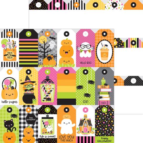 Doodlebug Design - Designpapier  "Hey Pumpkin " Paper Pack 12x12 Inch - 12 Bogen