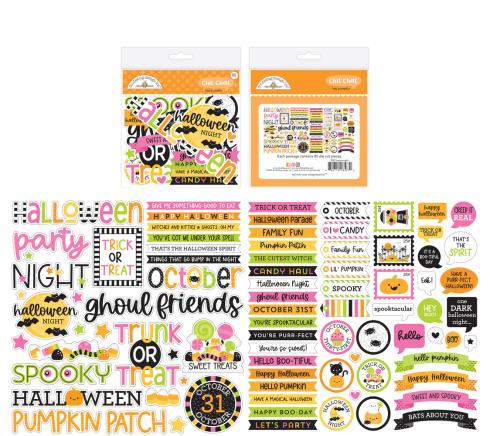 Doodlebug Design - Stanzteile "Hey Pumpkin" Chit Chat