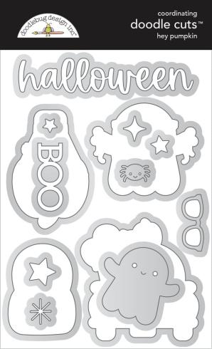 Doodlebug Design - Stanzschablone "Hey Pumpkin " Doodle Dies 