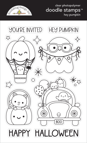 Doodlebug Design - Stempelset "Hey Pumpkin"