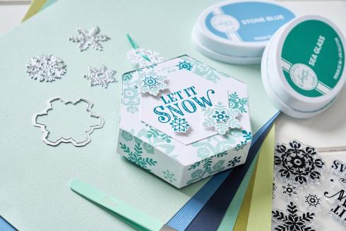 Sizzix - Stempelset "White Christmas" Clear Stamps Design by Catherine Pooler