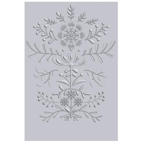 Sizzix - 3D Prägefolder "Yuletide" Embossing Folder Design by Catherine Pooler