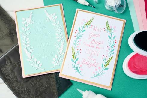 Sizzix - Stanzschablone "Merry & Bright #2" Thinlits Craft Dies by Jen Long