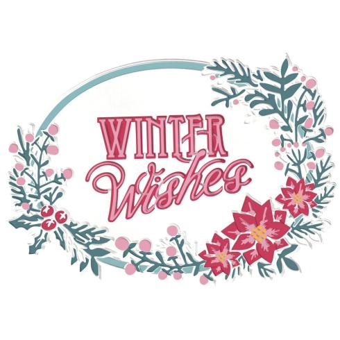 Sizzix - 3D Prägefolder "Winter Wishes" Embossing Folder Design by Jen Long