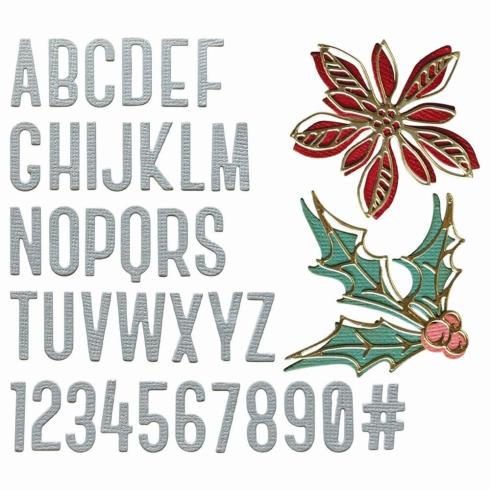 Sizzix - Stanzschablone "Seasonal Sketch" Thinlits Craft Dies by Tim Holtz