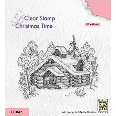 Nellie Snellen - Stempel "Snowy Winer Scene" Clear Stamps Christmas Time