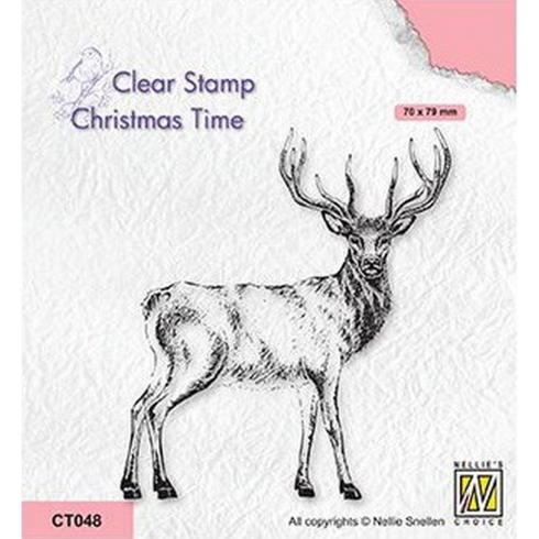 Nellie Snellen - Stempel "Deer" Clear Stamps Christmas Time