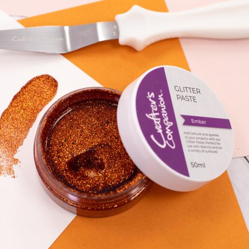 Crafters Companion - Glitter Paste "Ember" 