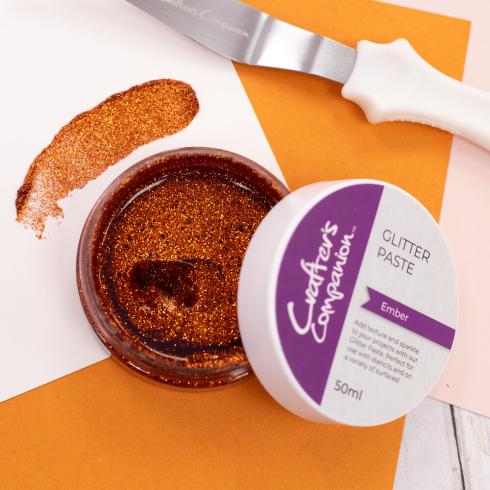 Crafters Companion - Glitter Paste "Ember" 