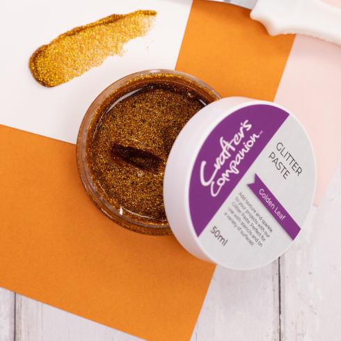 Crafters Companion - Glitter Paste "Golden Leaf" 