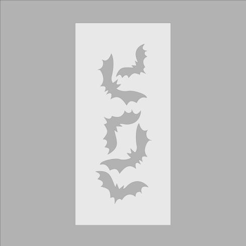 Crafters Companion - Schablone 8,5x8,5 Inch "Spooky Skies" Stencil