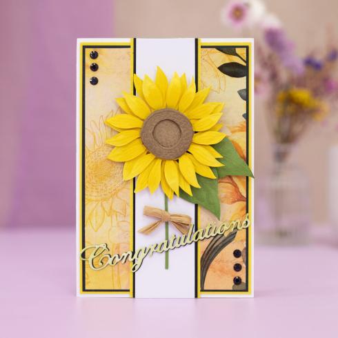 Crafters Companion - Stanzschablone "Vibrant Sunflower" Dies