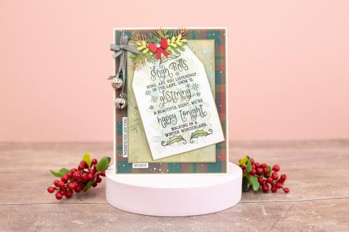 Crafters Companion - Bänder "Jingle All The Way" Ribbon