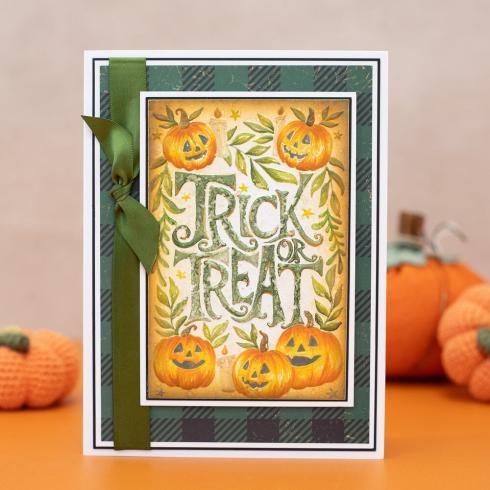 Crafters Companion - Prägefolder "Trick or Treat" 3D Embossingfolder