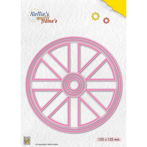 Nellie Snellen - Stanzschablone "Kaleidoscope Wheel" Multi Frame´s Dies