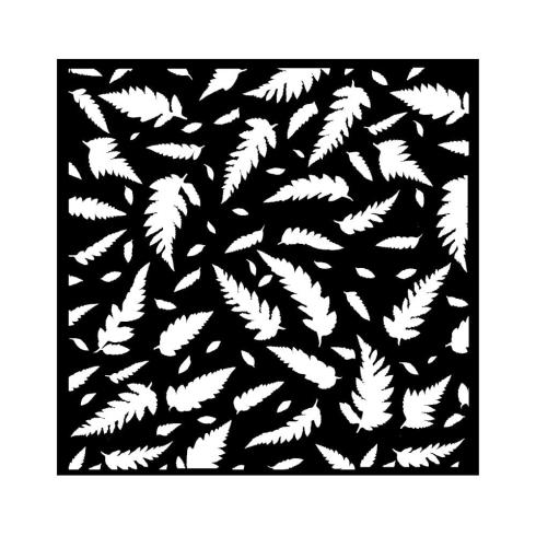 Stamperia - Schablone 18x18cm "Leaves Pattern" Stencil  