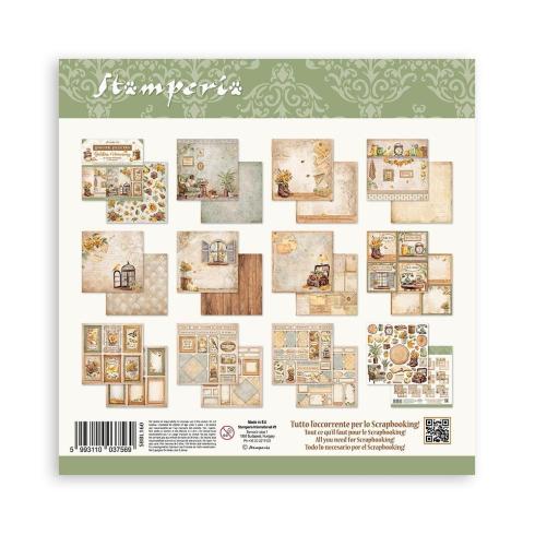 Stamperia - Designpapier "Golden Harmony" Paper Pack 12x12 Inch - 10 Bogen