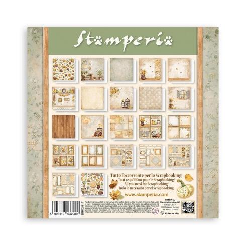 Stamperia - Designpapier "Golden Harmony" Maxi Paper Pack 12x12 Inch - 22 Bogen