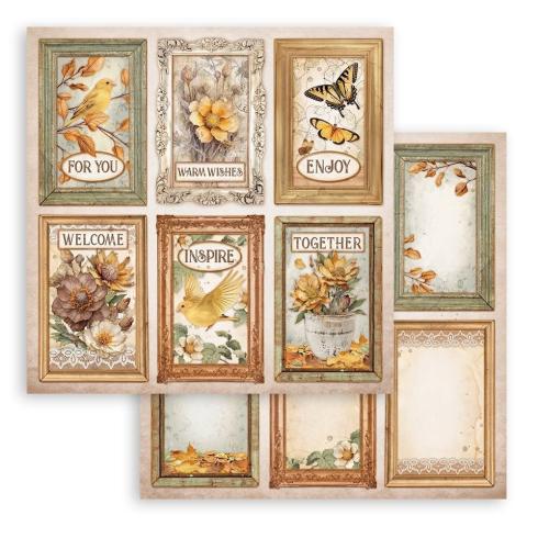 Stamperia - Designpapier "Golden Harmony" Paper Pack 8x8 Inch - 10 Bogen