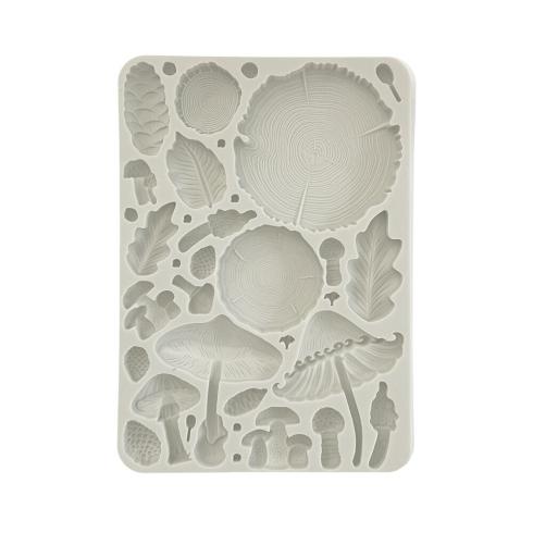 Stamperia - Gießform A5 "Wood and Mushrooms" Soft Mould 