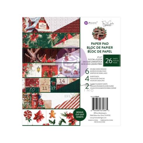 Prima Marketing - Designpapier "From the North Pole" Paper Pack 6x6 Inch - 26 Bogen