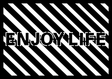 Marabu Silhouette-Schablone DIN A4 (mittel) "Enjoy Life"