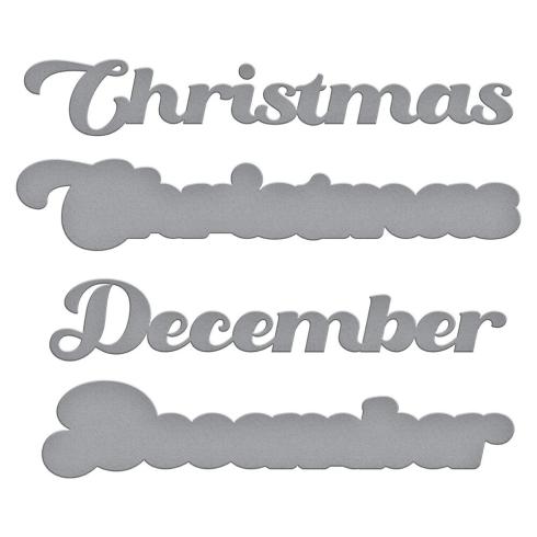 Spellbinders - Stanzschablone "Christmas & December" Dies