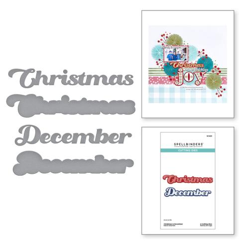 Spellbinders - Stanzschablone "Christmas & December" Dies