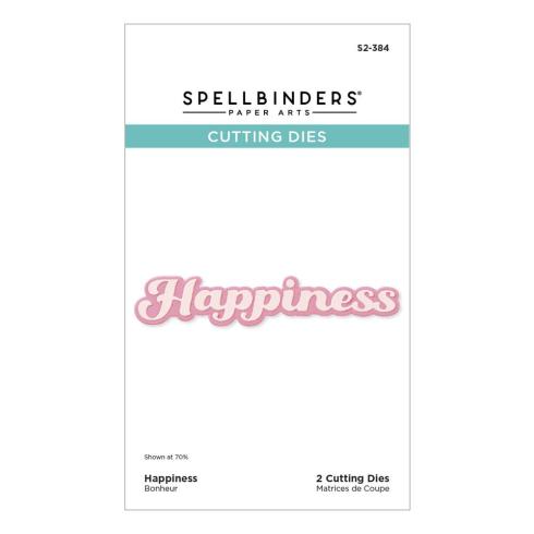 Spellbinders - Stanzschablone "Happiness" Dies