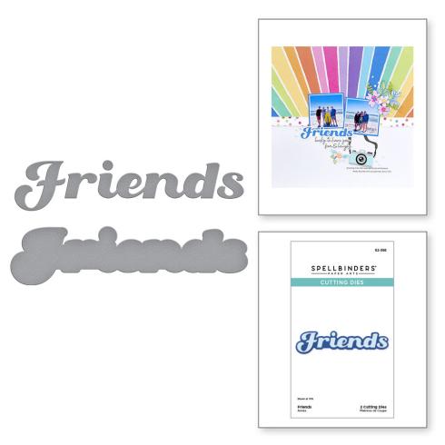 Spellbinders - Stanzschablone "Friends" Dies