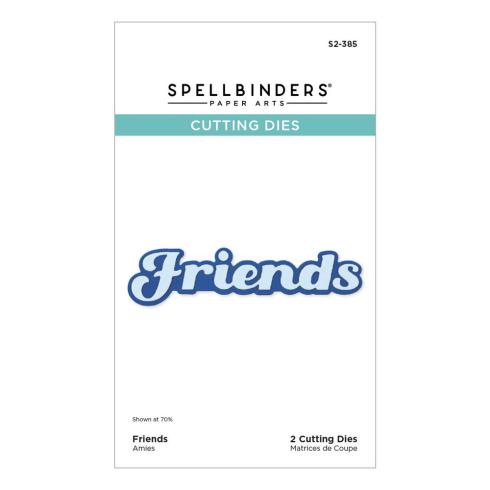 Spellbinders - Stanzschablone "Friends" Dies