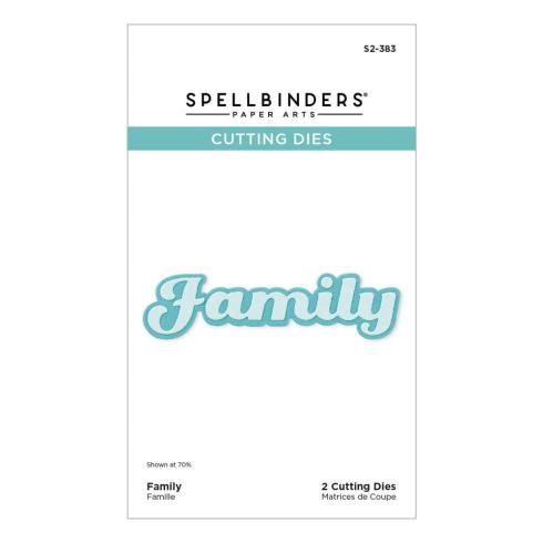 Spellbinders - Stanzschablone "Family" Dies