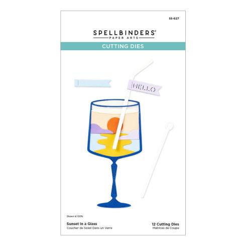 Spellbinders - Stanzschablone "Sunset in a Glass" Dies