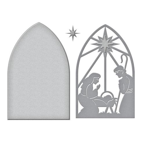 Stampendous - Stanzschablone "Christmas Morn Nativity" Dies