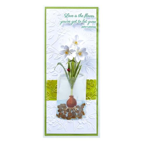 Spellbinders - Stanzschablone "Paperwhites and Glass Vase" Dies