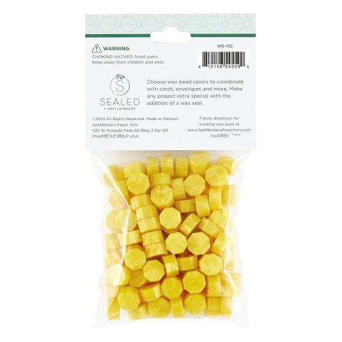 Spellbinders - Wachsperlen "Canary" Wax Beads 