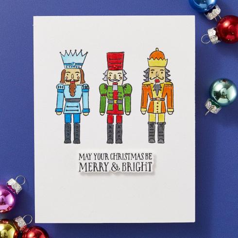 Spellbinders - Buchdrucktechnik "Nutcracker Trio" BetterPress Plate & Dies