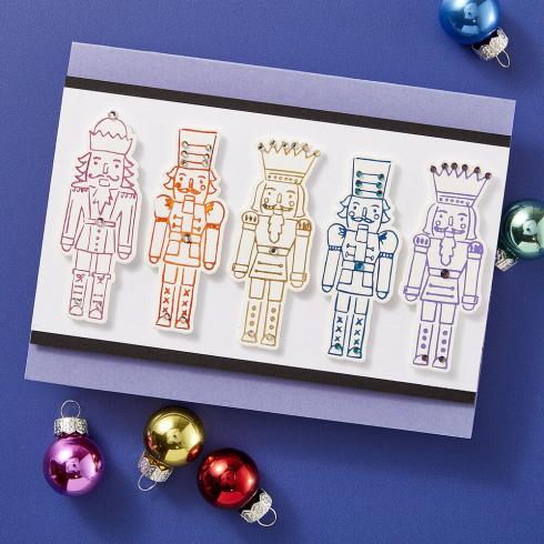 Spellbinders - Buchdrucktechnik "Nutcracker Trio" BetterPress Plate & Dies