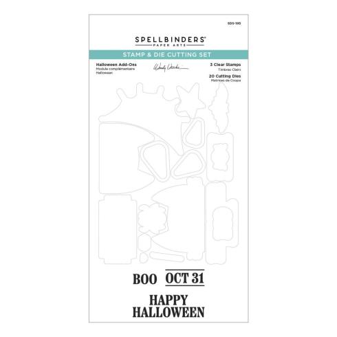 Spellbinders - Stempelset & Stanzschablone "Halloween Gifting" Clear Stamps & Dies