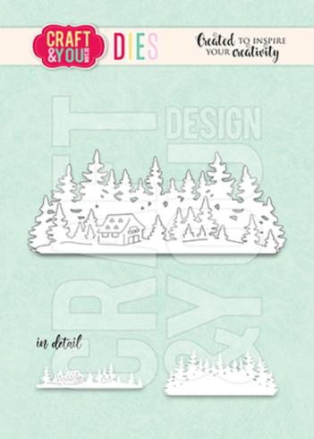 Craft & You Design - Stanzschablone "Forest Line" Dies