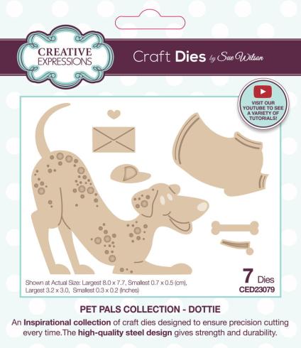 Creative Expressions - Stanzschablone "Pet Pals Dottie" Craft Dies Design by Sue Wilson