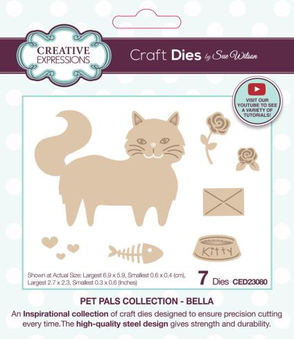 Creative Expressions - Stanzschablone "Pet Pals Bella" Craft Dies Design by Sue Wilson