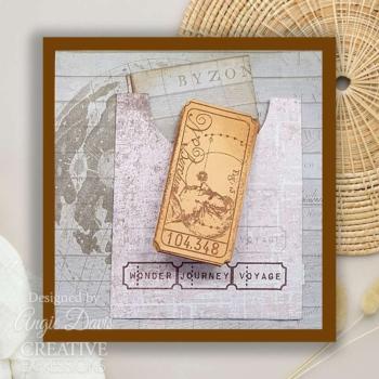 Creative Expressions - Stempelset "Cosmo Tickets" Clear Stamps 10,2x15,2cm Design by Sam Poole