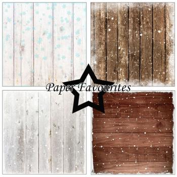 Paper Favourites - Designpapier "Winter Woods" Paper Pack 12x12 Inch 8 Bogen